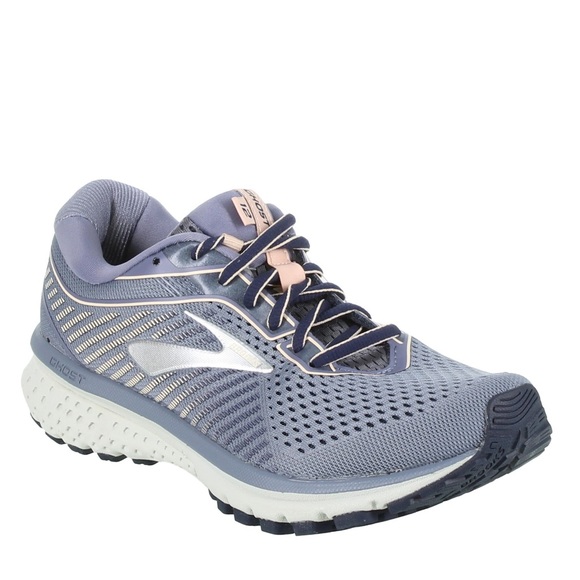 Brooks Shoes - Brooks Ghost 12 Women’s 9.5 Granite/Peacoat/Peach